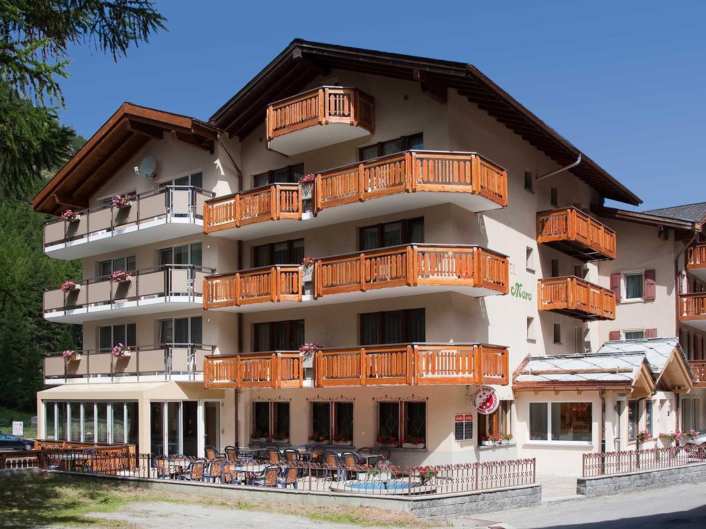 Hotel Monte-Moro Saas-Almagell Exterior foto